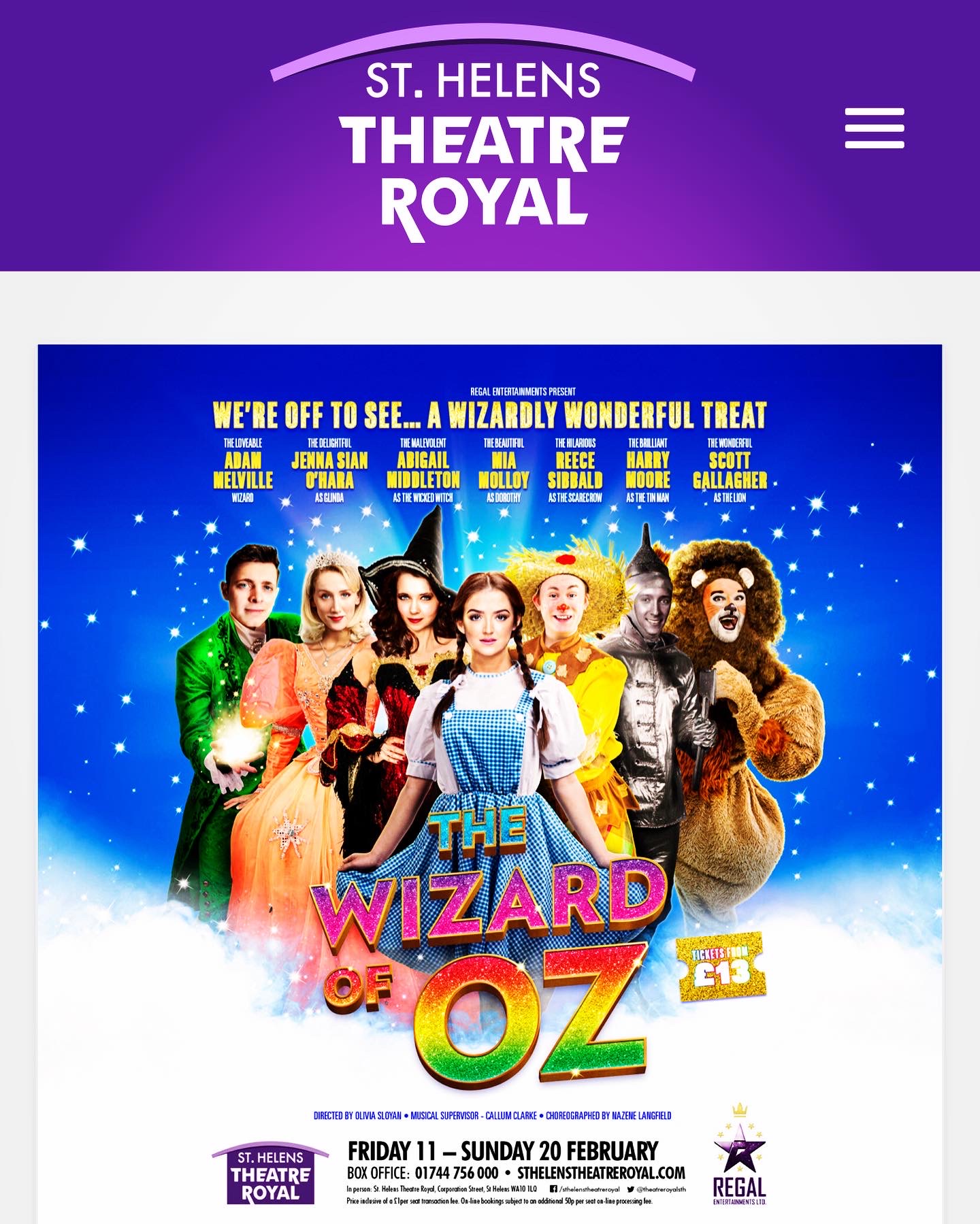 Be Wowed By The Wizard Of Oz At St Helen’s Theatre This Half Term! 